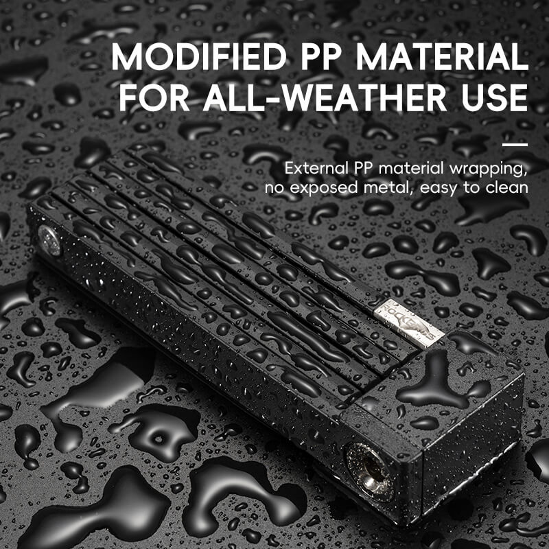 ROCKBROS Folding Bike Lock Key Type Anti-Theft Bicycle Lock