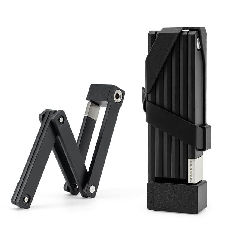 ROCKBROS Folding Bike Lock Key Type Anti-Theft Bicycle Lock