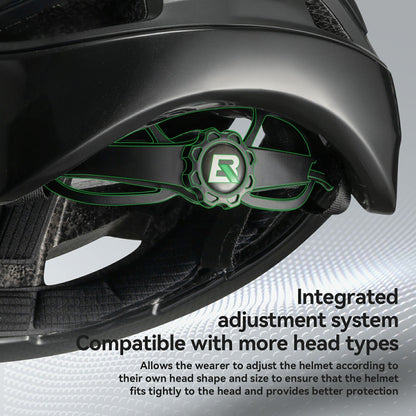 Steering Remote Smart Riding Helmet with Bike Headlight and Tail Light GlowGuard - Triathlete Store