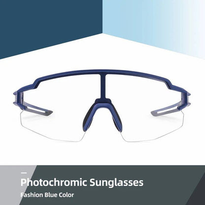Half Frame Photochromic Cycling Sunglasses