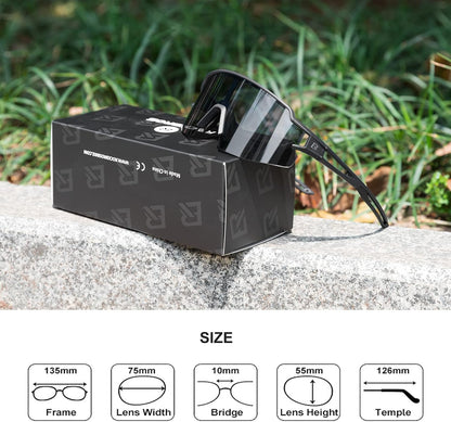 Half Frame Photochromic Sunglasses