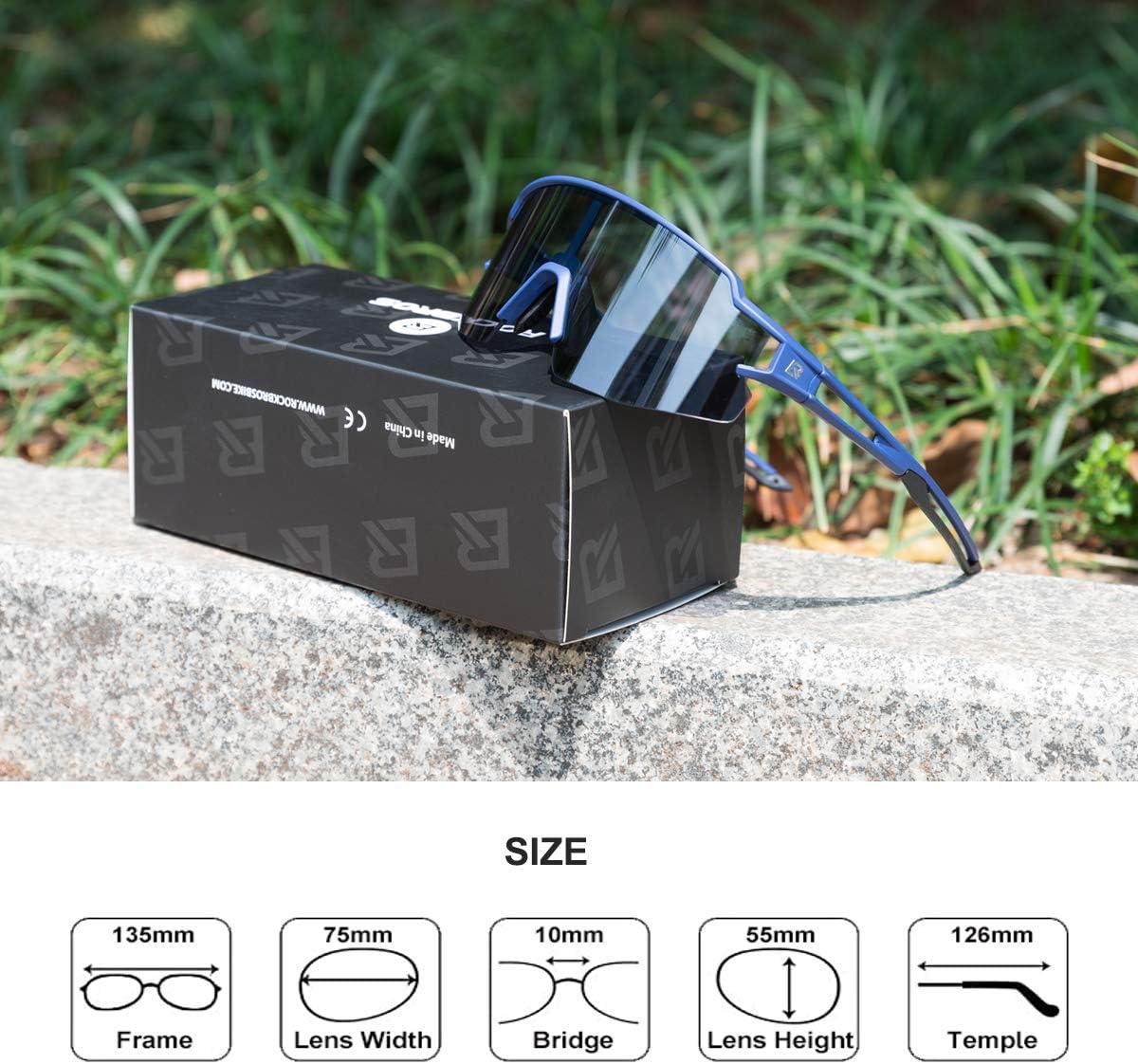Half Frame Photochromic Sunglasses