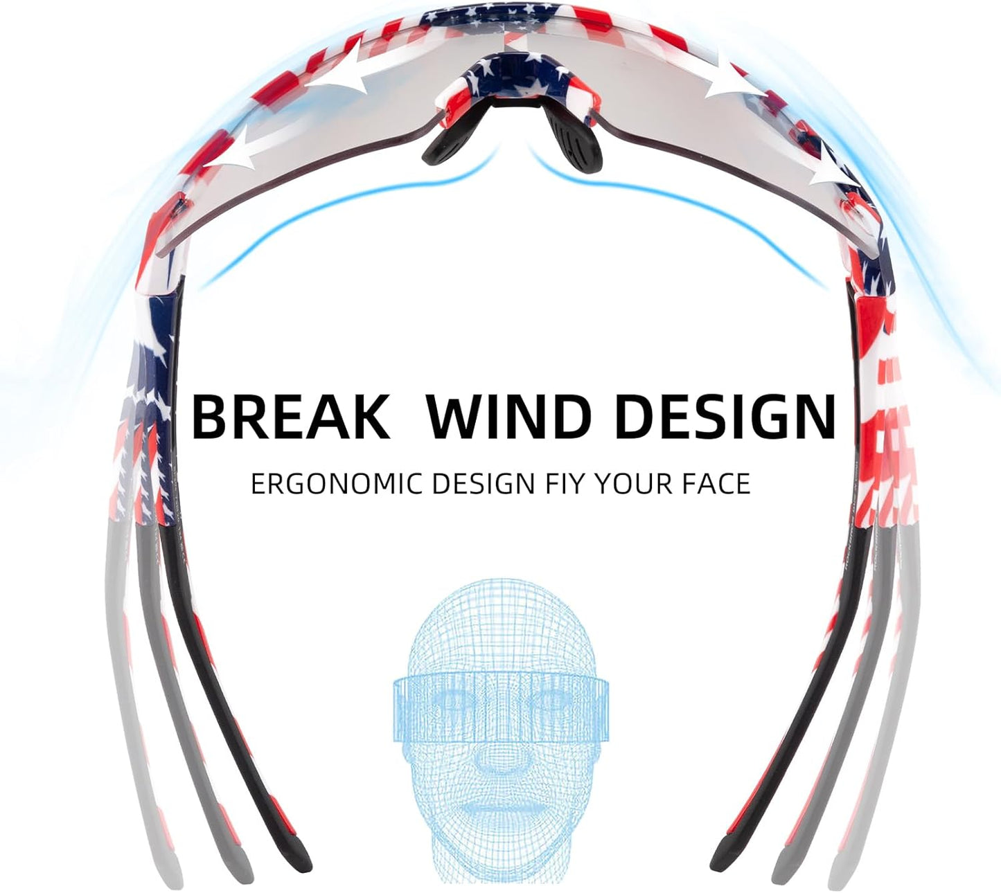 Half Frame Photochromic Sunglasses