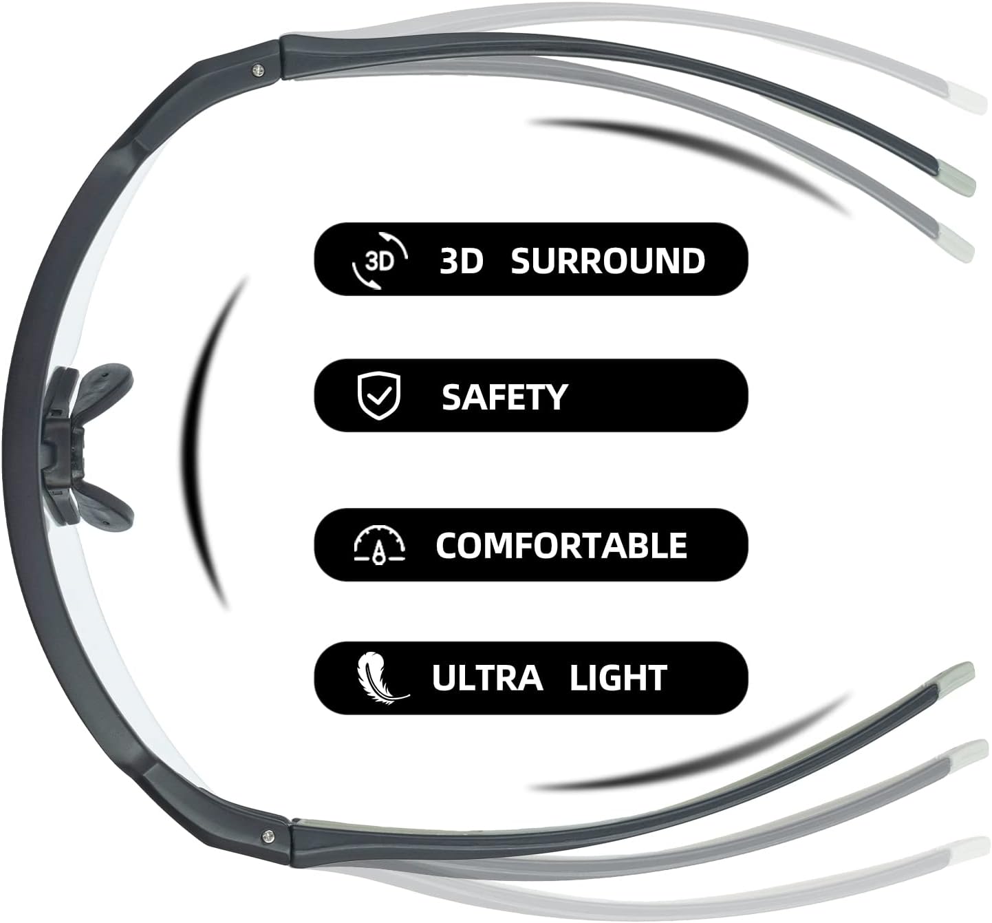 Half Frame Photochromic Sunglasses