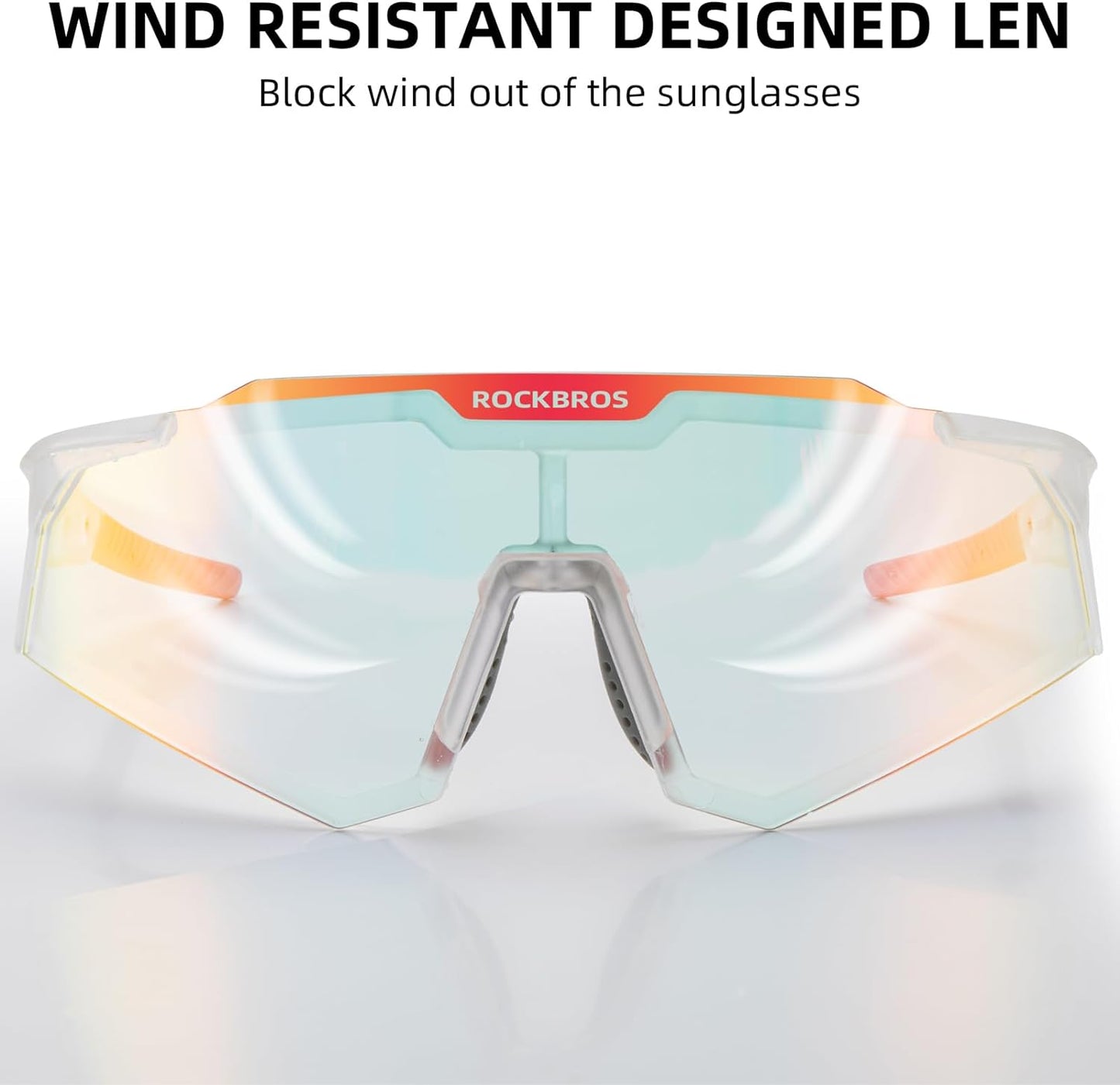 Half Frame Photochromic Sunglasses