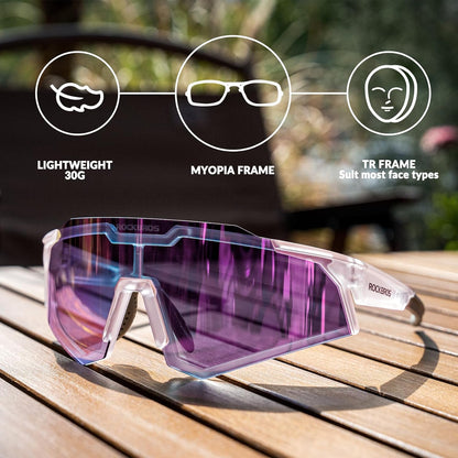 Half Frame Photochromic Sunglasses