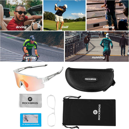 Half Frame Photochromic Sunglasses