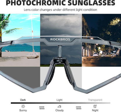 Half Frame Photochromic Sunglasses