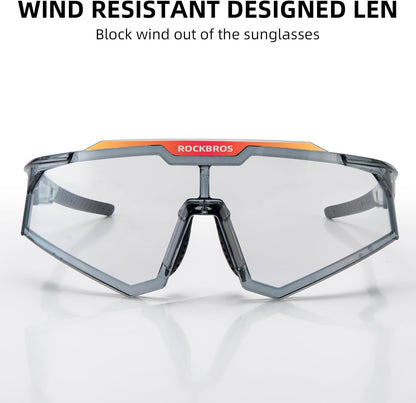 Half Frame Photochromic Sunglasses