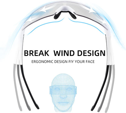 Half Frame Photochromic Sunglasses