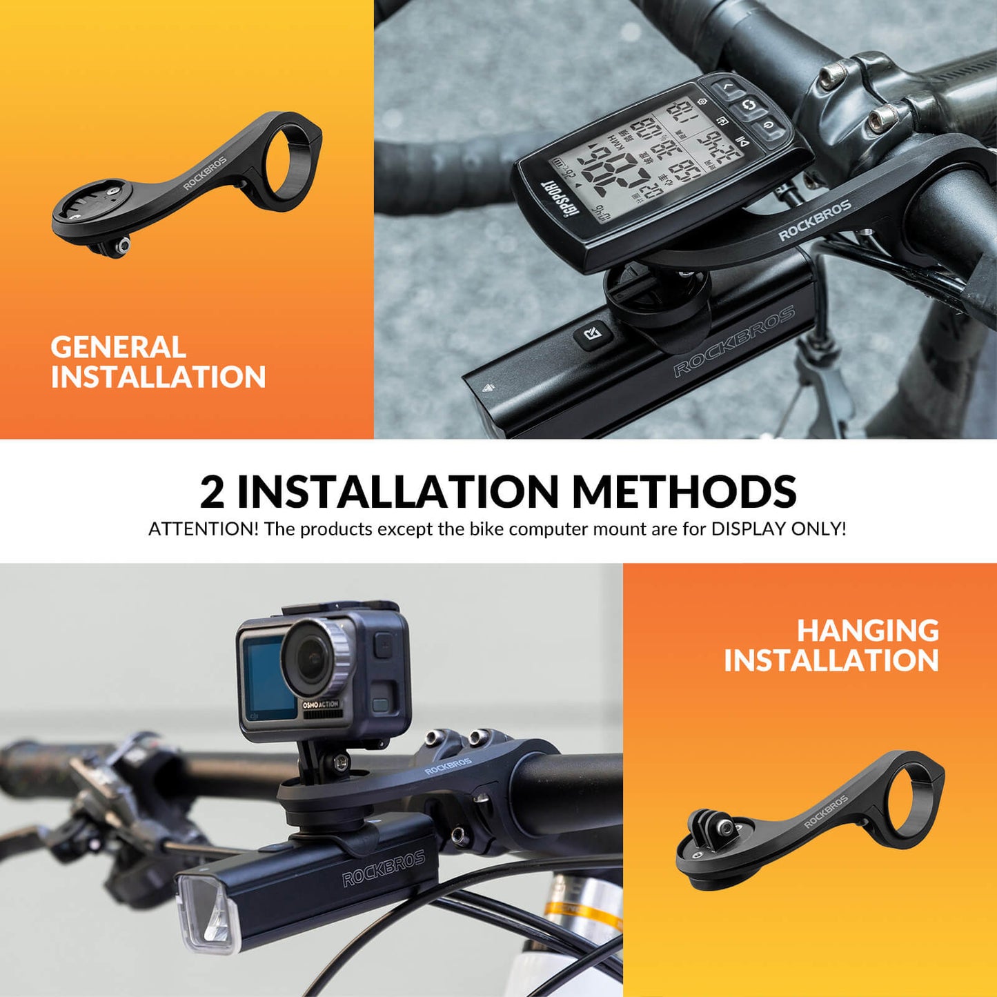 Multifunctional Bike Computer Mount