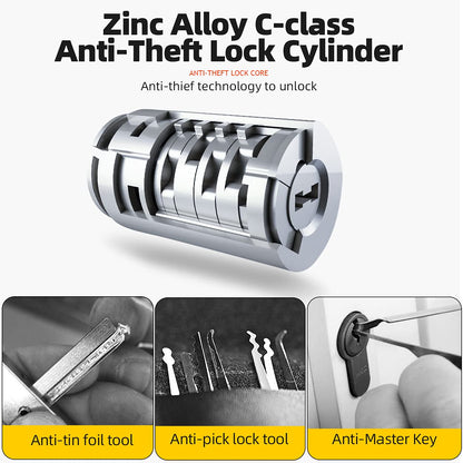 ROCKBROS Heavy Duty Anti Theft Bike U Lock for Bikes eBikes Motorcycles Scooters