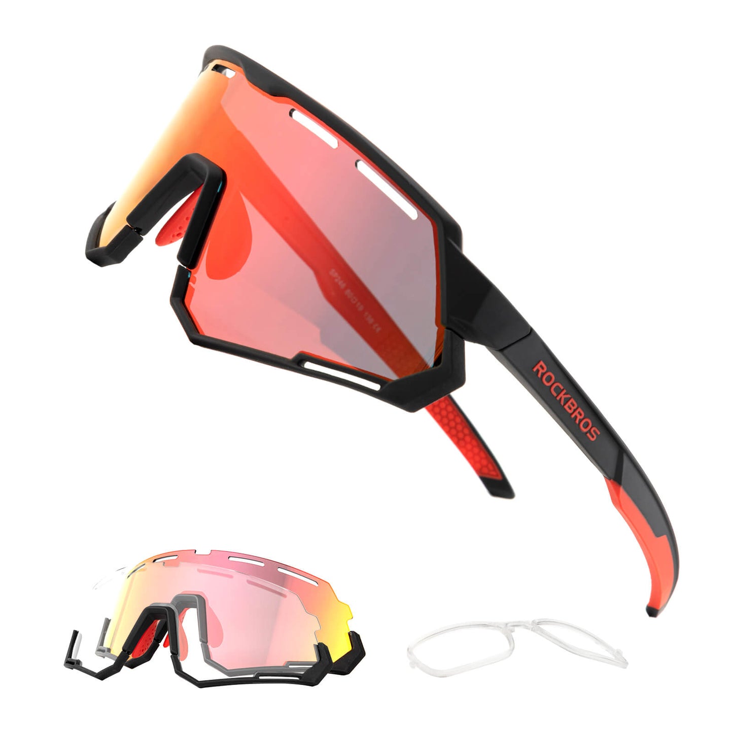 Dual Lens Cycling Glasses – Photochromic & Polarized Lenses