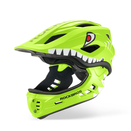 Kids Full-Face Bike Helmet Cartoon for Boys and Girls