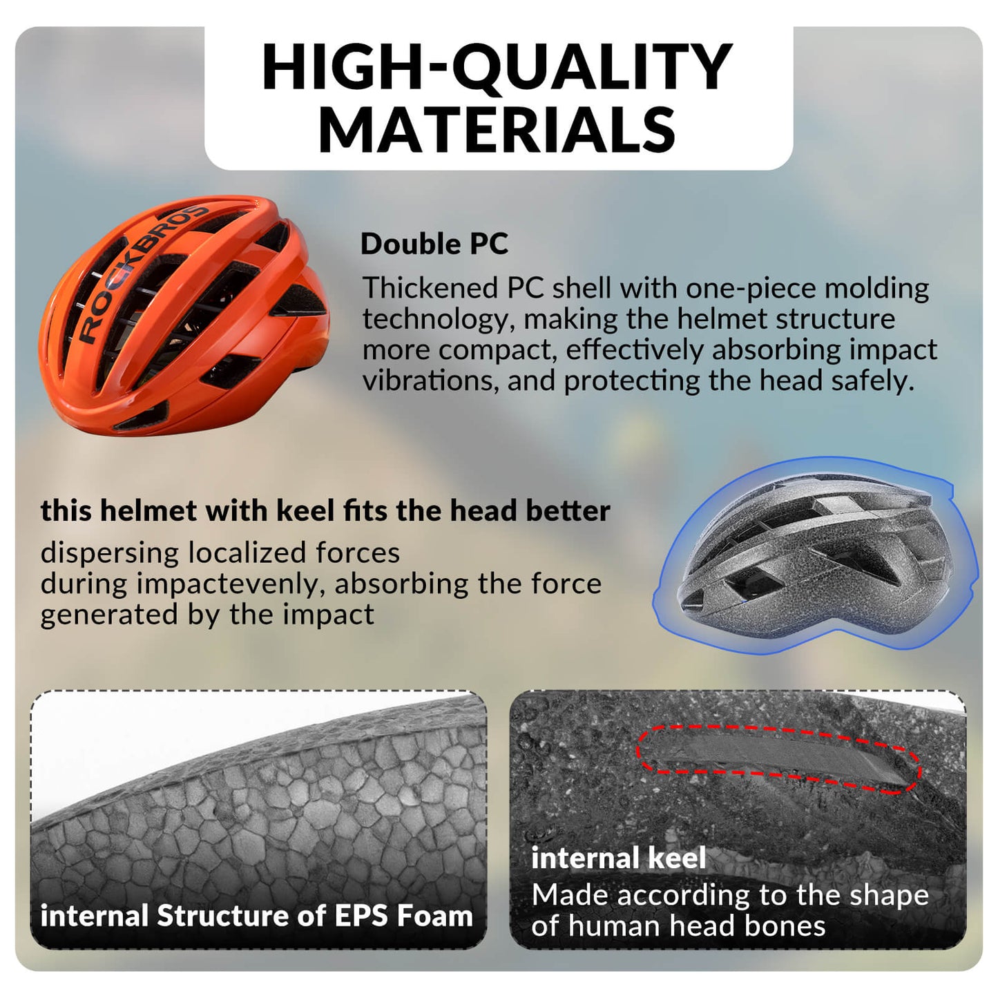 LK-11 Anquetil Lightweight Road & MTB Bike Helmet