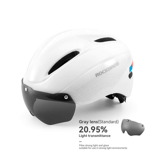 Trussier Magnetic Goggles Bike Helmet