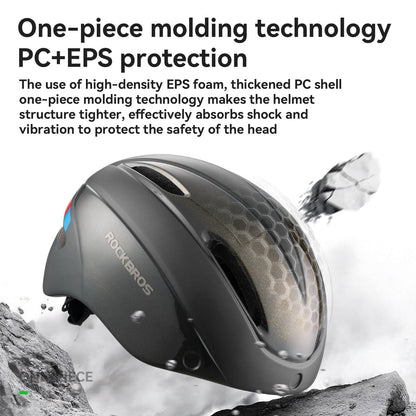 Trussier Magnetic Goggles Bike Helmet