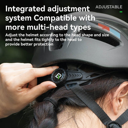 Trussier Magnetic Goggles Bike Helmet
