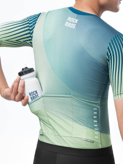 Men's Birds & Flowers Short-Sleeve Cycling Jersey