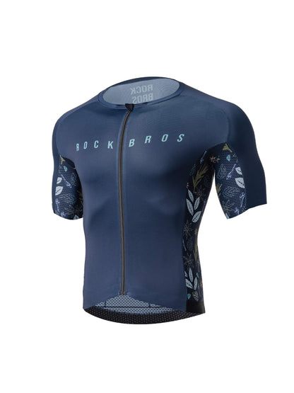 Men's Birds & Flowers Short-Sleeve Cycling Jersey