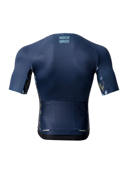 Men's Birds & Flowers Short-Sleeve Cycling Jersey