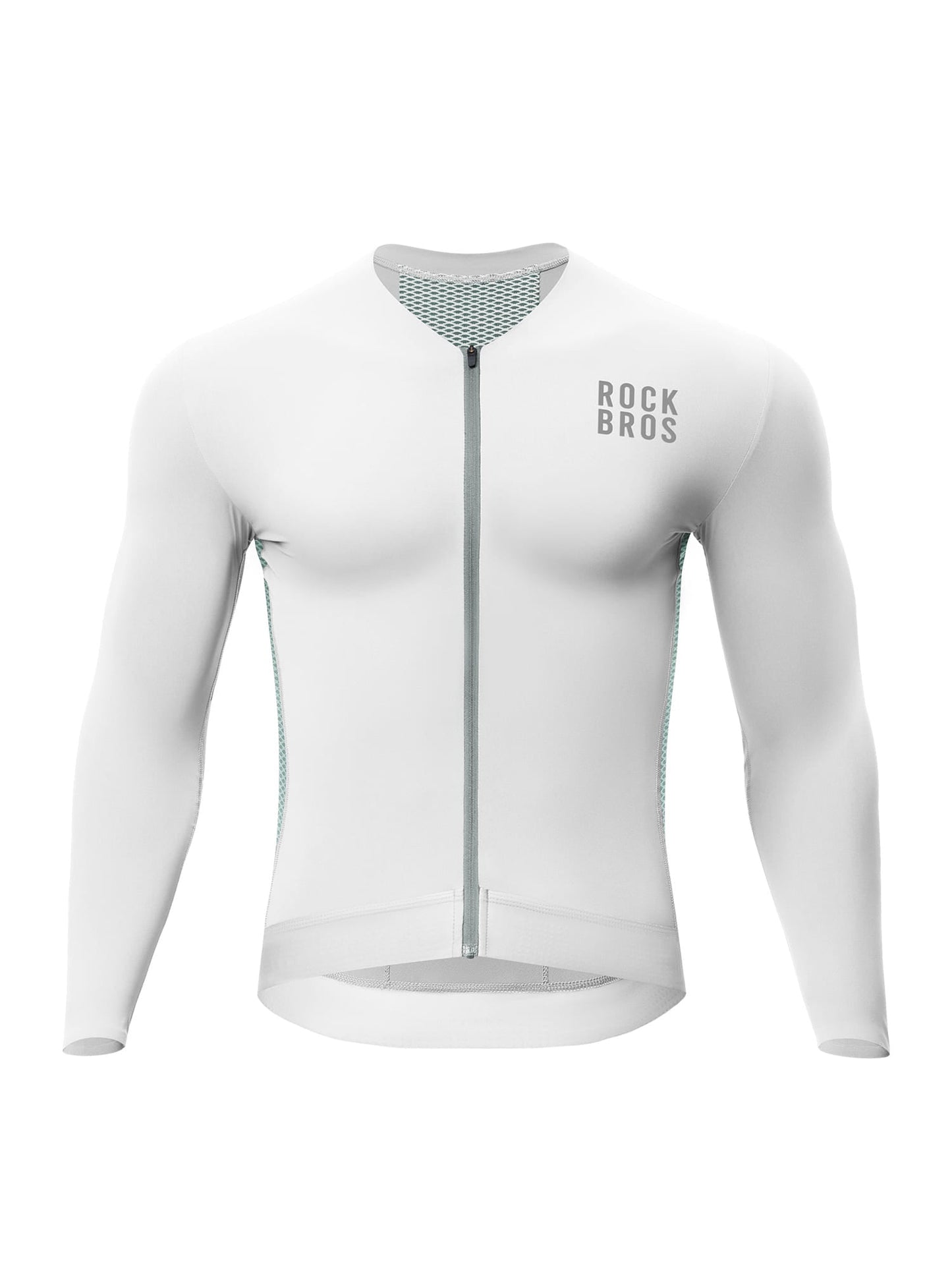 Men's Colorblock Long-Sleeve Cycling Jersey