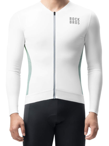 Men's Colorblock Long-Sleeve Cycling Jersey