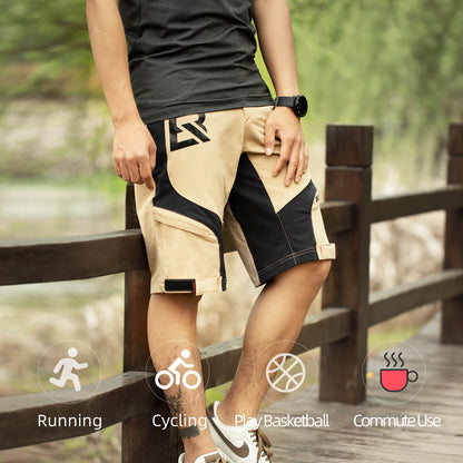 ROCKBROS Men's Cycling Shorts 4D Padded Compression Shorts