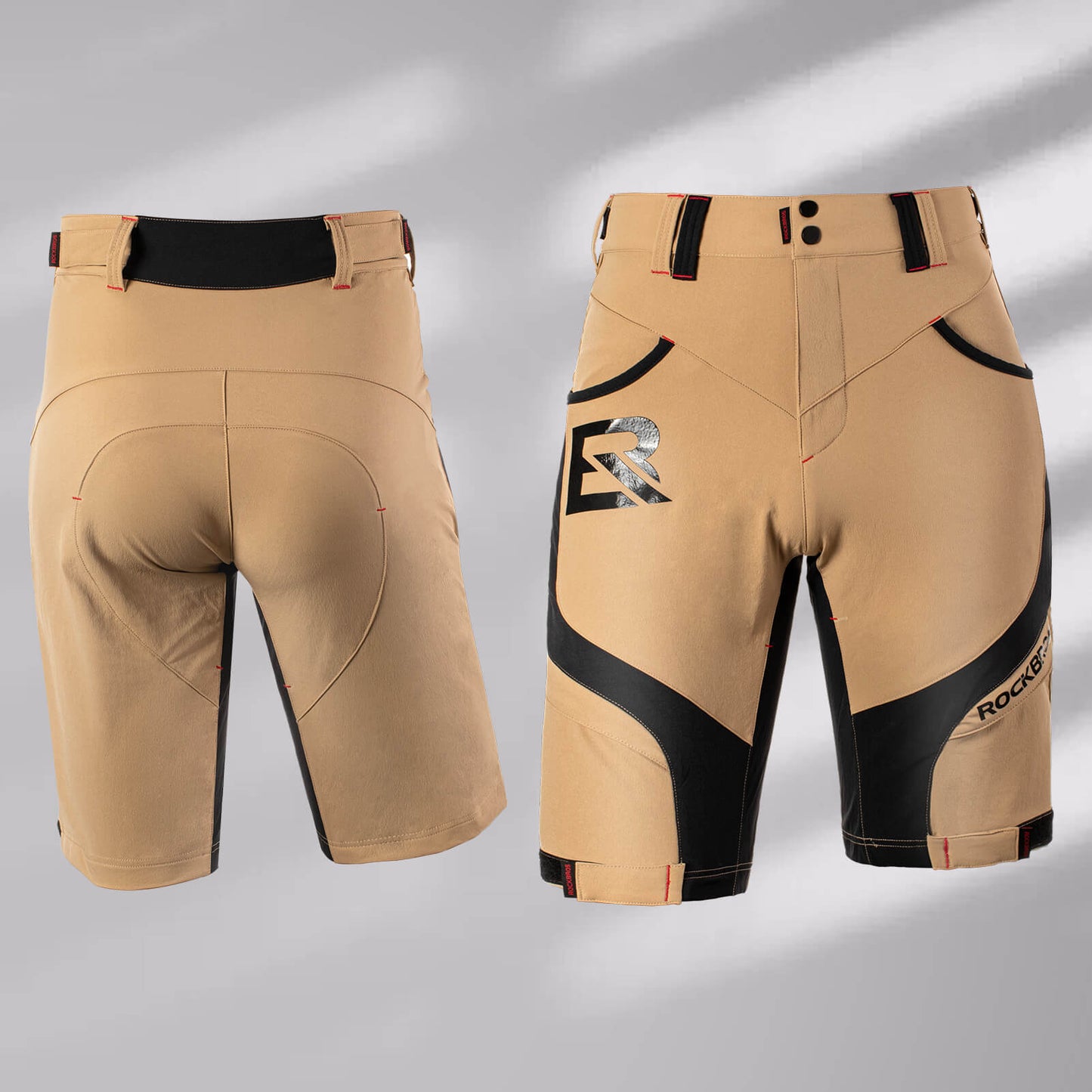 ROCKBROS Men's Cycling Shorts 4D Padded Compression Shorts