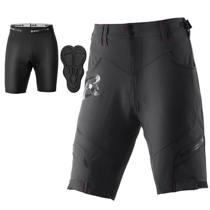 Men's MTB Shorts with Detachable 4D Padded Liner