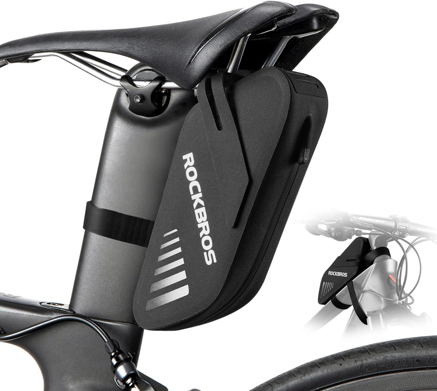 ROCKBROS Bike Saddle Bag Waterproof 0.6L Mini