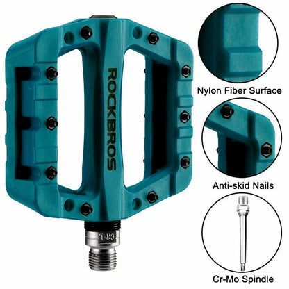 High-Speed Bearing Nylon Bike Pedals