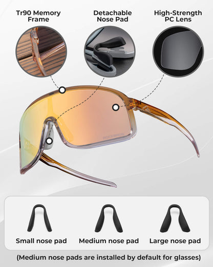 Photochromic Cycling Glasses with Anti-Fog & UV Protection