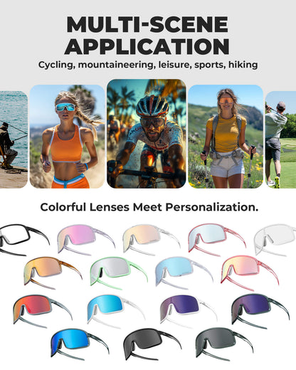 Photochromic Cycling Glasses with Anti-Fog & UV Protection