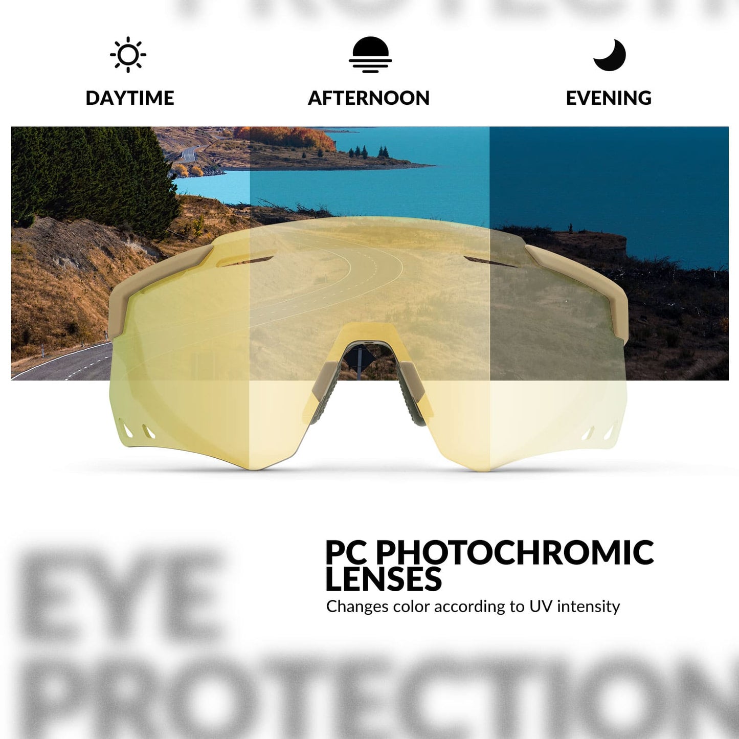 Photochromic Windproof Cycling Glasses