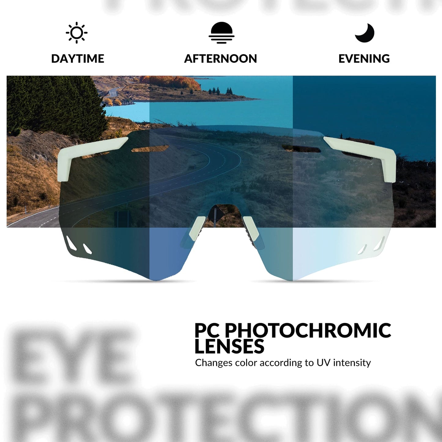 Photochromic Windproof Cycling Glasses