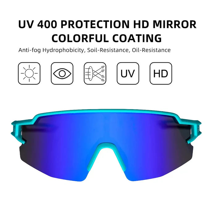 Polarized Cycling Sunglasses UV Protection Sports Eyewear