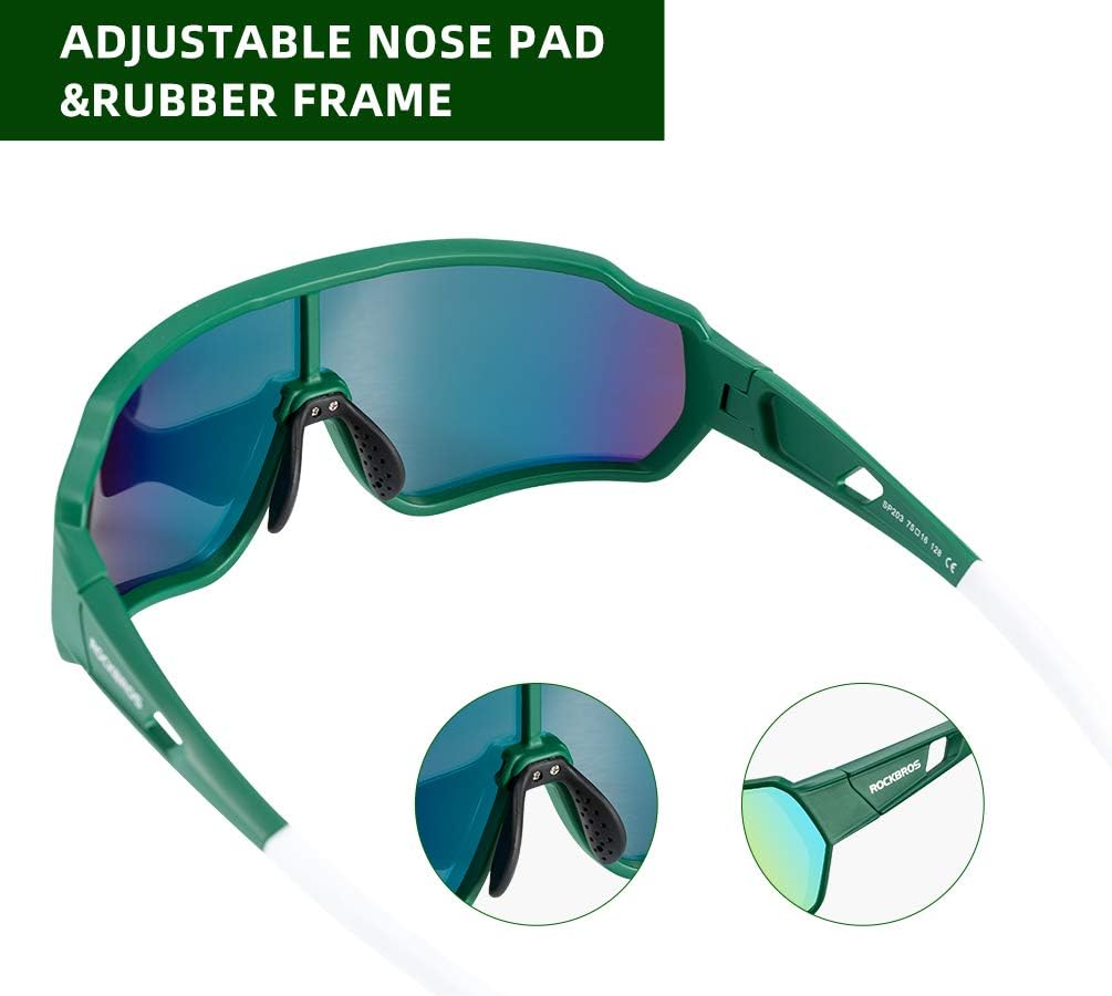 ROCKBROS Polarized Sunglasses UV Protection for Women Men Cycling