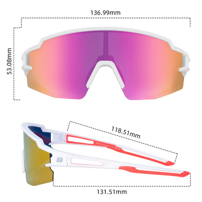 ROCKBROS Polarized Youth Kids UV400 Cycling Sports Sunglasses for Boys Girls Age 8-14