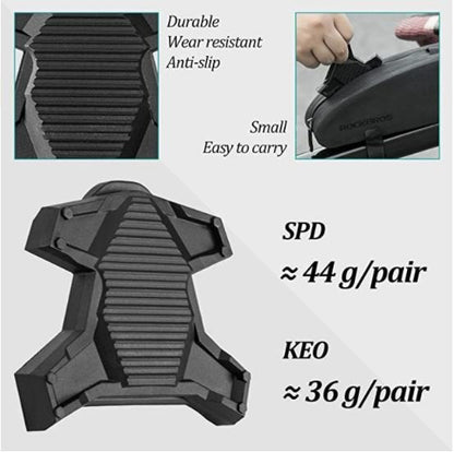 ROCKBROS PP20 cykelpedaladapter SPD-SL/KEO Sort 1 par