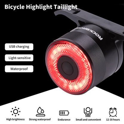 ROCKBROS Q3 Bike Tail Light Intelligent Light Sensor