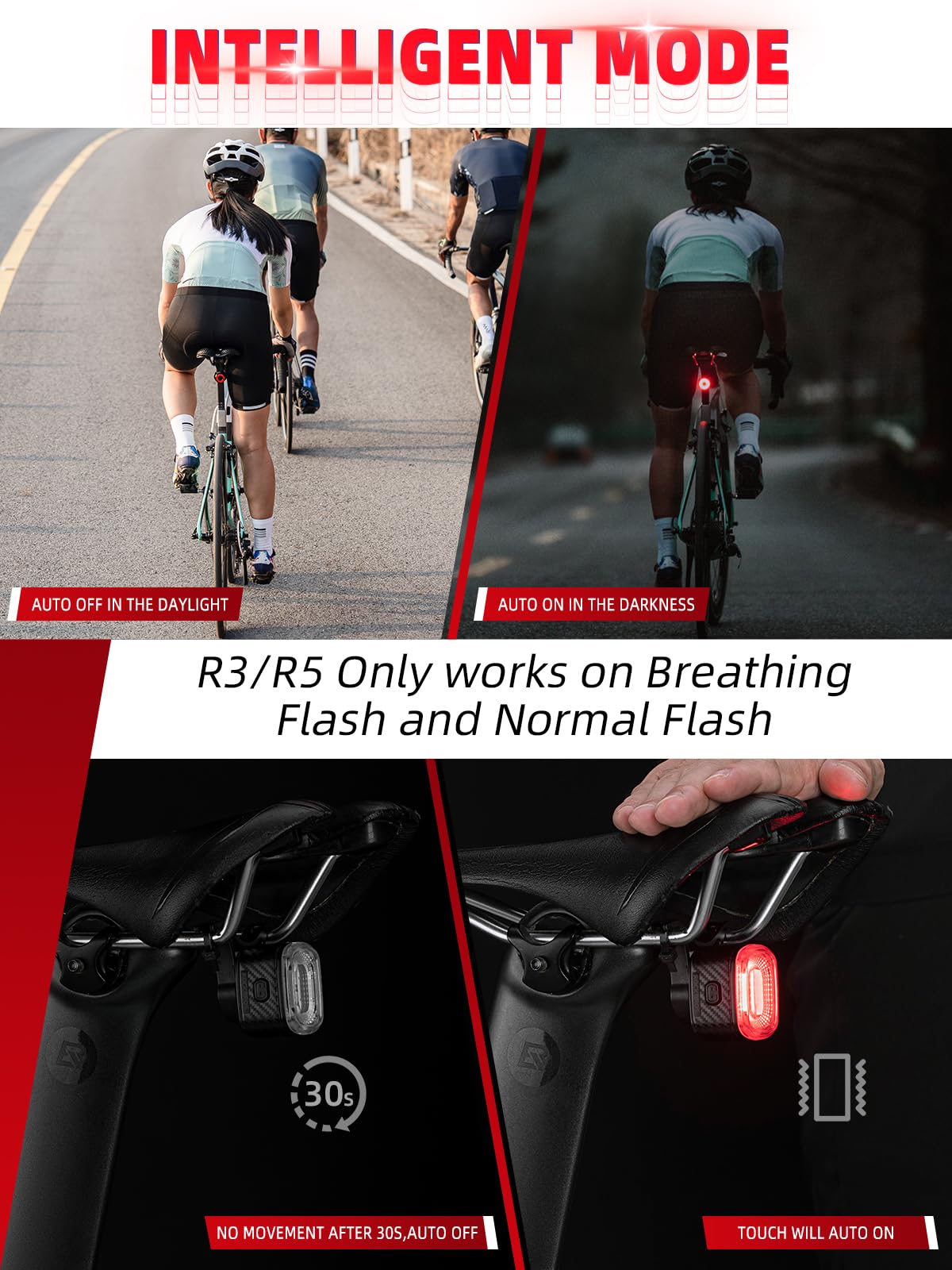 R3/R5 Tail Light Brake Sense USB-C Smart Synchronization