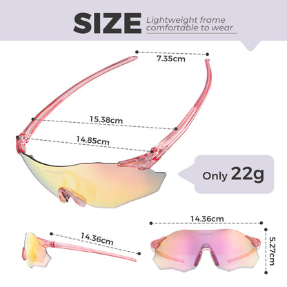 Rimless Polarized Cycling Glasses