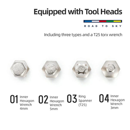 ROCKBROS Handlebar Tool Kit -Road to Sky VIAK Co-Branded Bar End