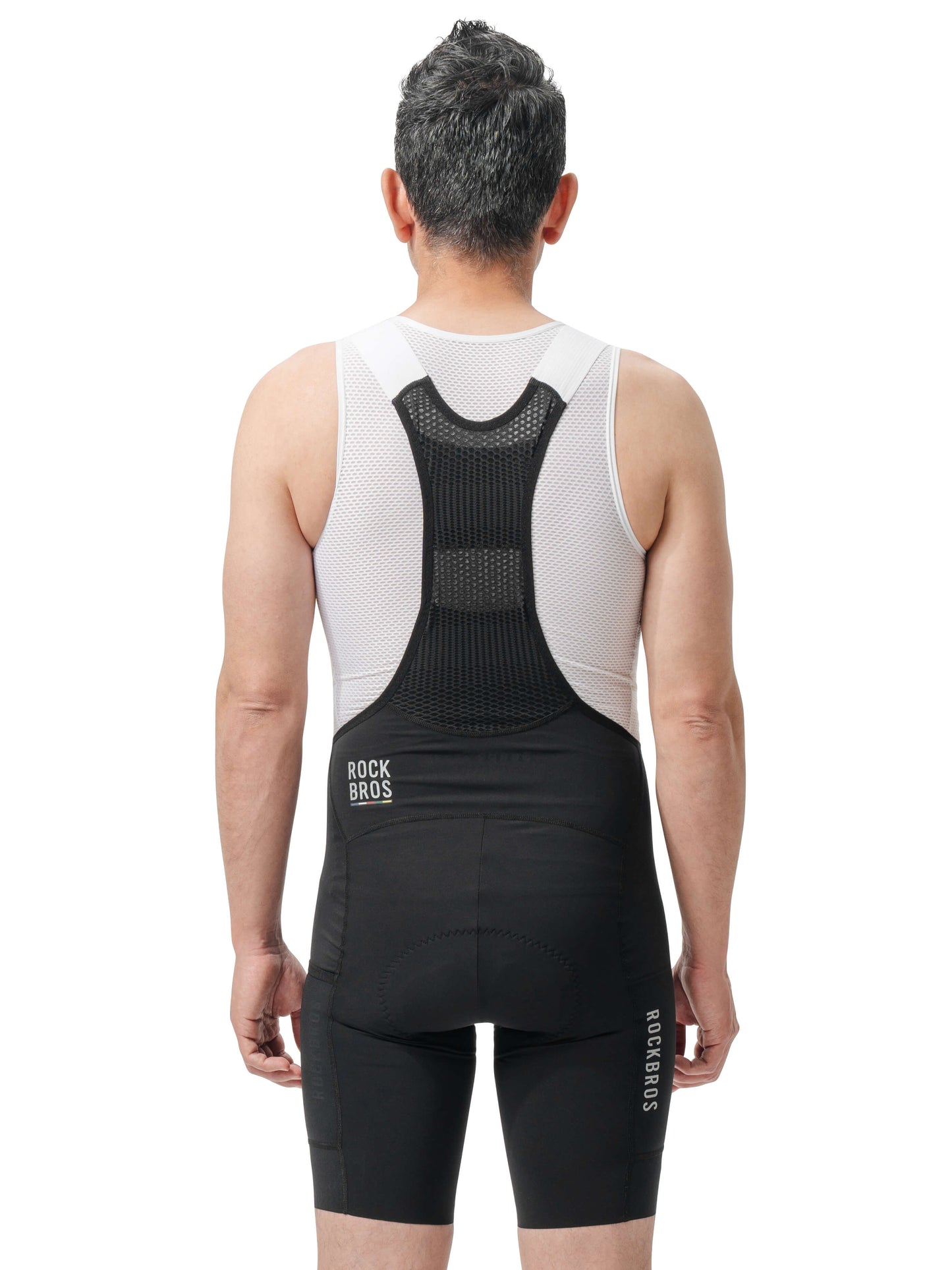 Men's ROAD-TO-SKY Bib Cycling Shorts With Elastic Interface® Pad