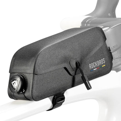 Road To Sky 100% Waterproof Magnetic Top Tube Bike Frame Bag – 0.6L/0.9L