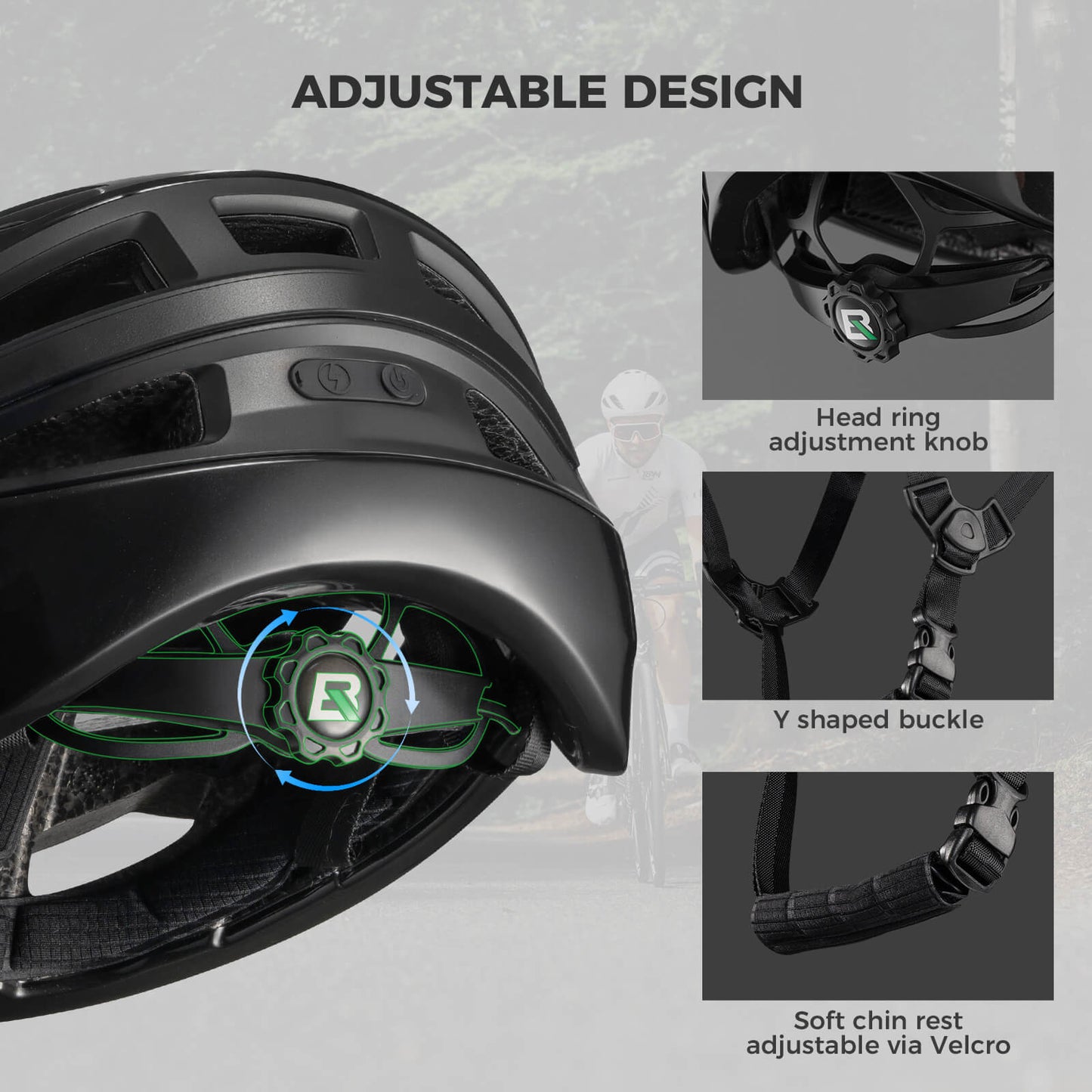 Smart Bike Helmet with Remote-Controlled Warning Lights