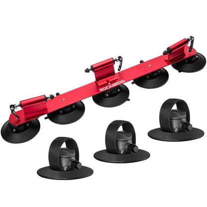 Suction Cup Bike Rack for Car Roof Quick Release Roof Mounted Carrier