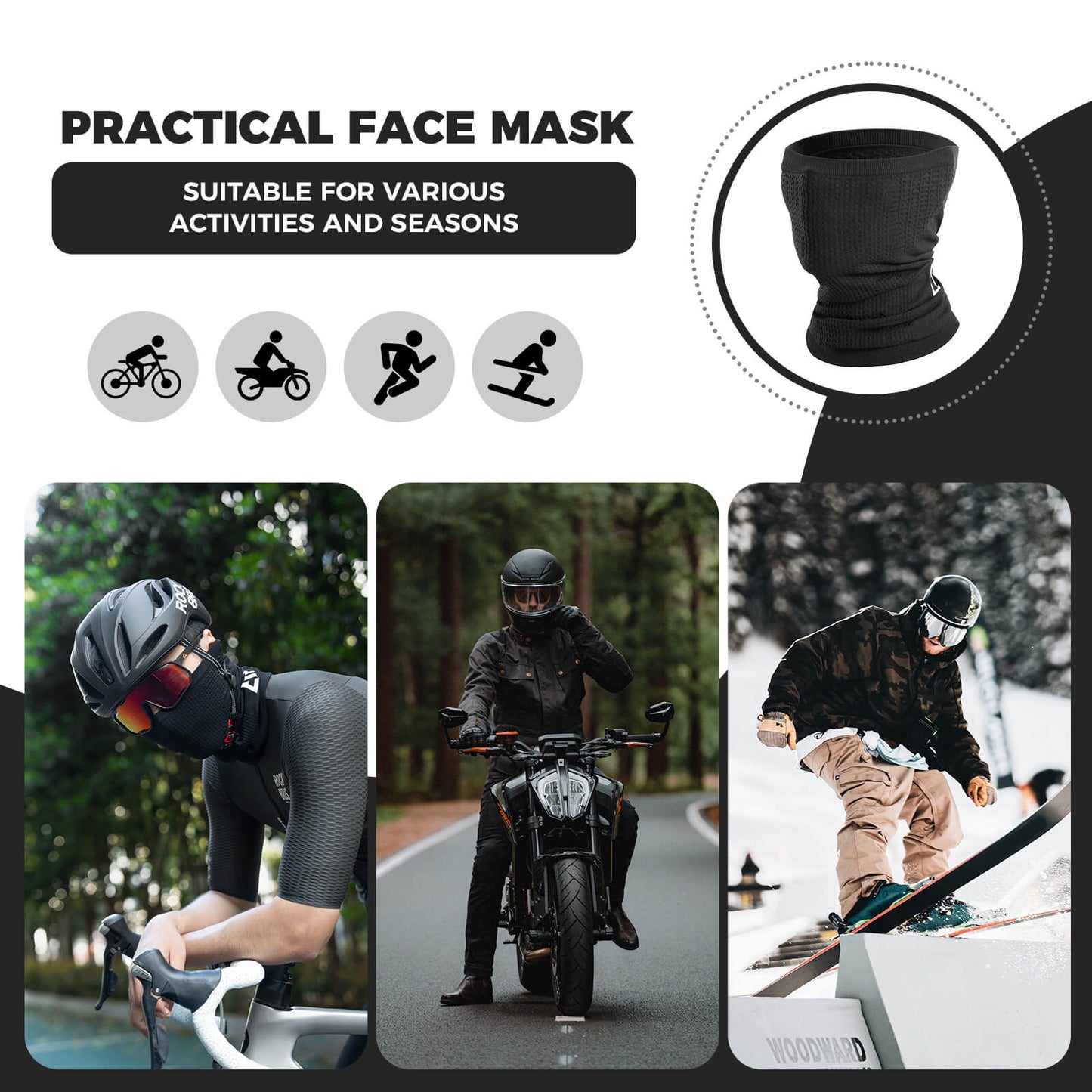 ROCKBROS Summer Balaclava Woven Face Mask