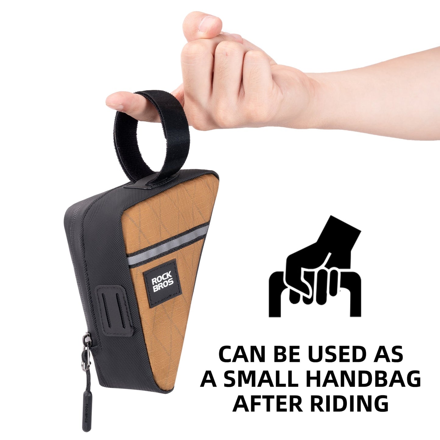 Compact Triangle Bike Tool Storage Bag